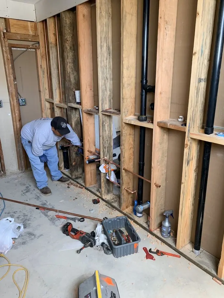 Commercial rough-in plumbing for Commercial Plumbing in Watchung